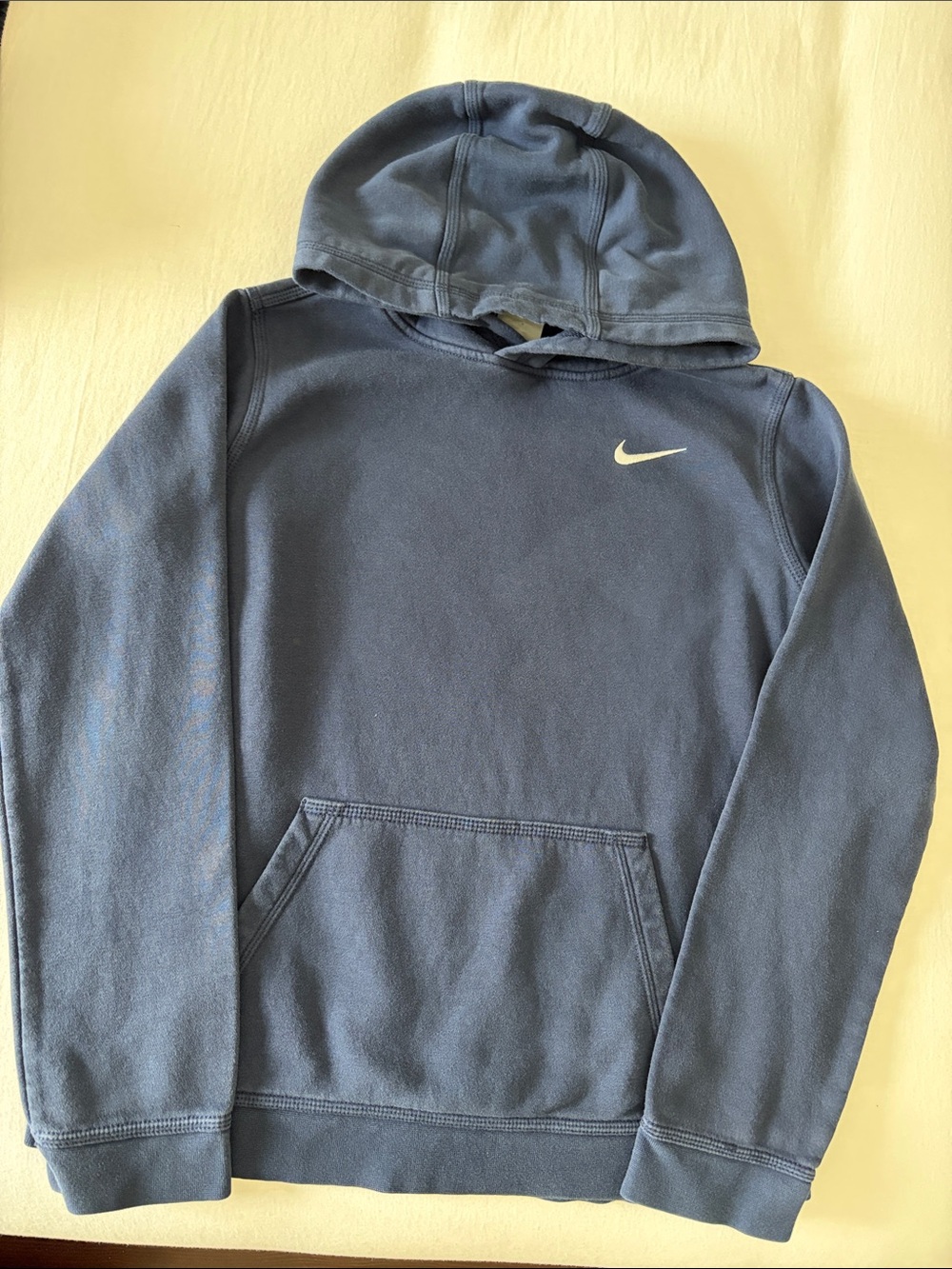 Nike Boy’s Navy Crewneck Hoodie with Swoosh size XL